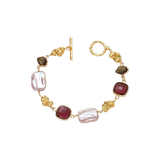 Vladena Charm Bracelet by MIROLYUB – handmade designer bracelet, jewelry gift for her, New York jewelry