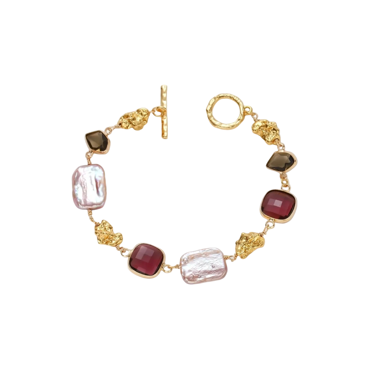 Vladena Charm Bracelet by MIROLYUB – handmade designer bracelet, jewelry gift for her, New York jewelry