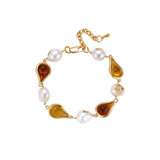 Zlatina Teardrop Bracelet by MIROLYUB – handmade designer bracelet, jewelry gift for her, New York jewelry