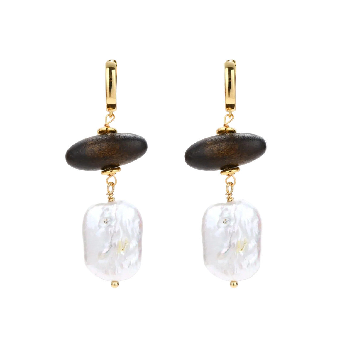 Zlatka Drop Earrings by MIROLYUB – handmade designer earrings, jewelry gift for her, New York jewelry