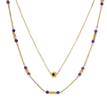 Zorana Layered Necklace Set by MIROLYUB – handmade designer necklace, jewelry gift for her, New York jewelry