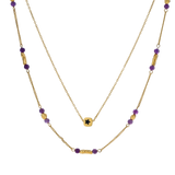 Zorana Layered Necklace Set by MIROLYUB – handmade designer necklace, jewelry gift for her, New York jewelry