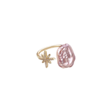 Zvezdana Pearl Ring by MIROLYUB – handmade designer ring, jewelry gift for her, New York jewelry